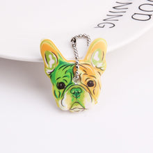 Load image into Gallery viewer, Cute Cartoon Keychain Silicone Stitch Protective Key Case Cover for Key Control Dust Cap Holder Gift Women Key Chain